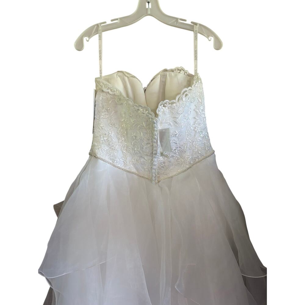 David's Bridal Women's size 12 Brand new Wedding Dress NWT - Picture 5 of 7